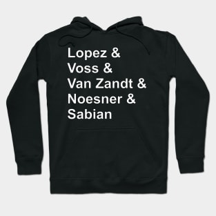 Famous Negotiators - White Letters Hoodie